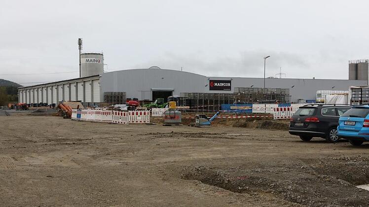 Auf diesem Gelände entsteht der neue Gebäudekomplex.