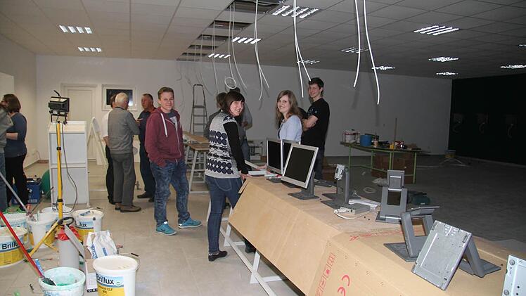 Der Schießstand ist noch nicht betriebsbereit. Die offizielle Einweihung ist auf Mai verschoebn worden. Foto: Sonja Adam