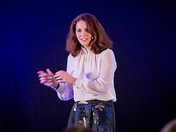 Ihren Auftritt beim Speakerslam in München beschreibt die aus Weidach stammende Iris Dorn als eine "Achterbahn der Gefühle".Foto: Christina Pörsch