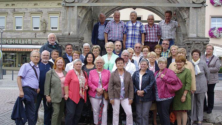 Stadtbesichtigung der Klassenkameraden des Jahrgangs 1950/51 in Hammelburg. Foto: Winfried Ehling