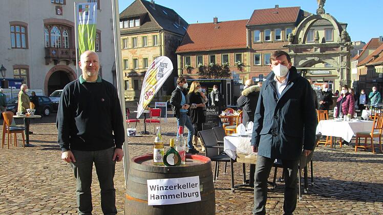 Bürgermeister Armin Warmuth und Stefan Merz
