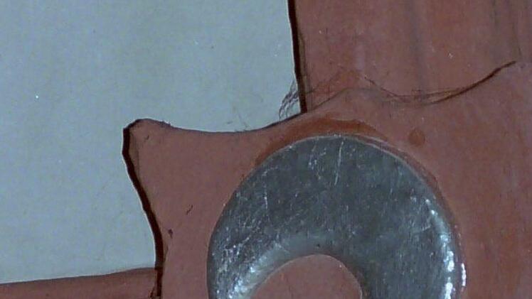 Das Streitberger Wappen in der Kirche Foto: Dieter Zöbelein