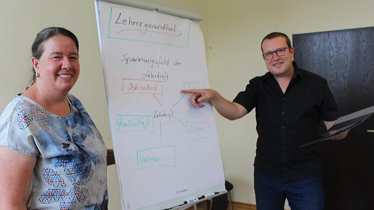 Sandra und Marcus Röder bieten Seminare für Lehrkräfte an. Foto: Julia Raab