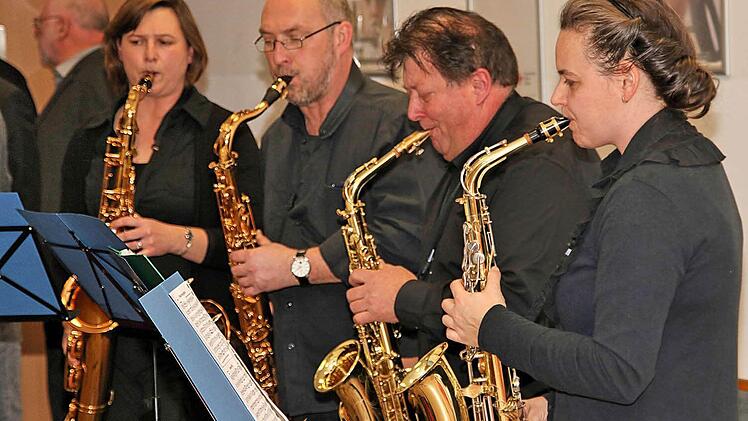 Musikalisch umrahmt wurde der Neujahrsempfang von einer Band des Rotkreuz-Orchesters. Foto: Dieter Britz