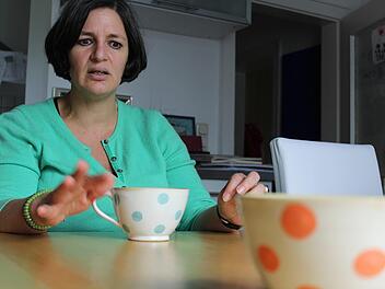 Gegen Kinderarmut: Eine Kronacher Bloggerin demonstriert in Berlin. Foto: Anna-Lena Deuerling