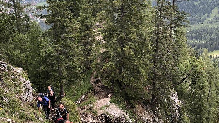 Auf dem Hohen Gang zur Coburger Hütte Foto: Thomas Apfel