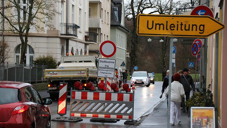 Auch in der Theresienstraße wird gebaut. Foto: Ralf Ruppert