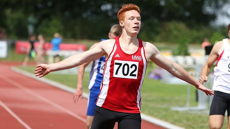 Als Leichtathlet feierte Sprinter Nick Przeliorz große Erfolge. Auf der Tartanbahn fühlte sich der Nüdlinger sehr viel wohler als auf der Bobbahn. Foto: Theo Kiefner