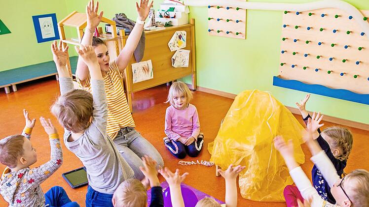 Gut aufgestellt ist der Landkreis Kulmbach in der Kinderbetreuung. Hier stehen 3802 Betreuungsplätze in 62 Einrichtungen zur Verfügung.