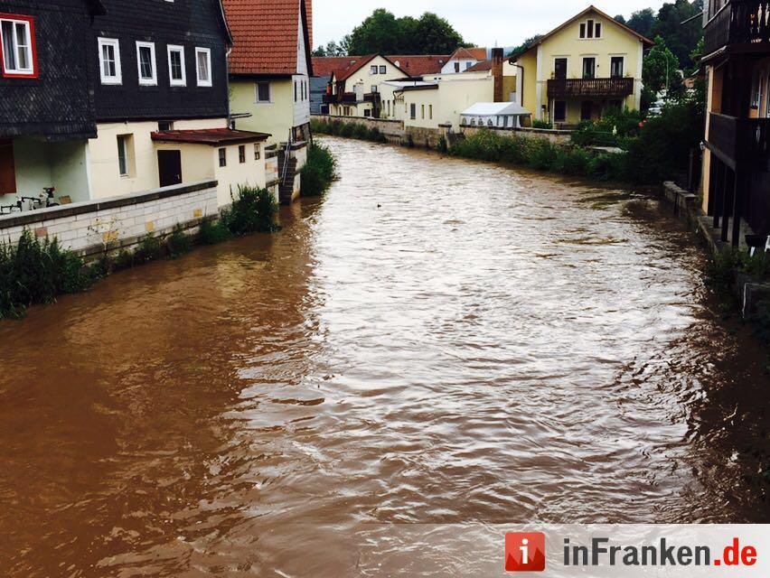 Schweres Unwetter im Kreis Kronach