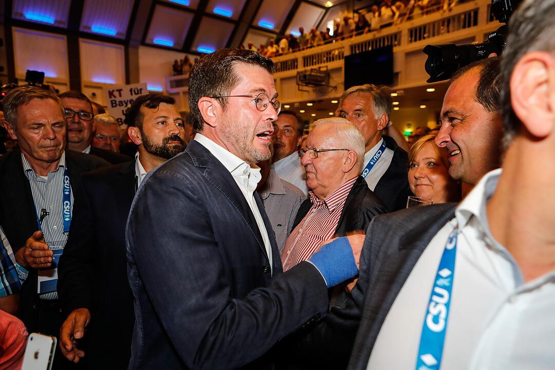 Wahlkampf der CSU - Karl-Theodor zu Guttenberg in Kulmbach