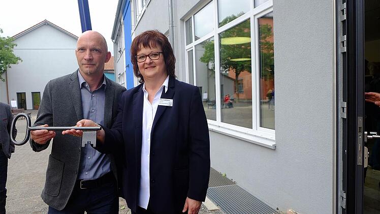 Feier an der Mittelschule Hammelburg  Foto: Gerd Schaar