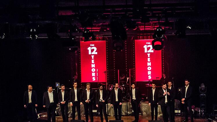 Umjubelter Auftirtt: "The 12 Tenors" gastierten mit ihrer Jubiläums-Show im Coburger Kongresshaus.Foto: Jochen Berger