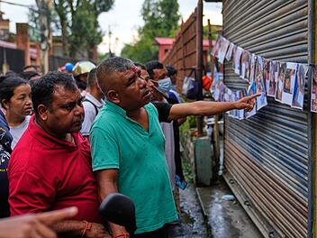 Sturzflut in  Nepal