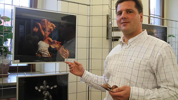 Mirko Gahn belegte mit einer Aufnahme von der Flechtmodenschau den ersten Platz.