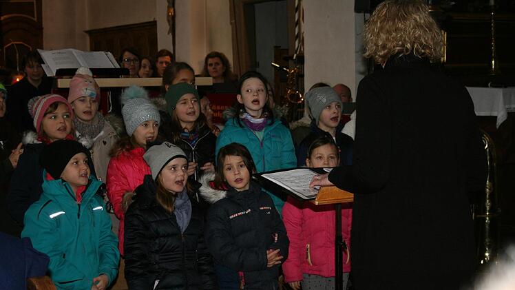Adventskonzert in der Pfarrkirche in Burkardroth. Gabi Sell