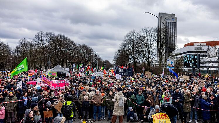 Demonstrationen gegen rechts - Hamburg