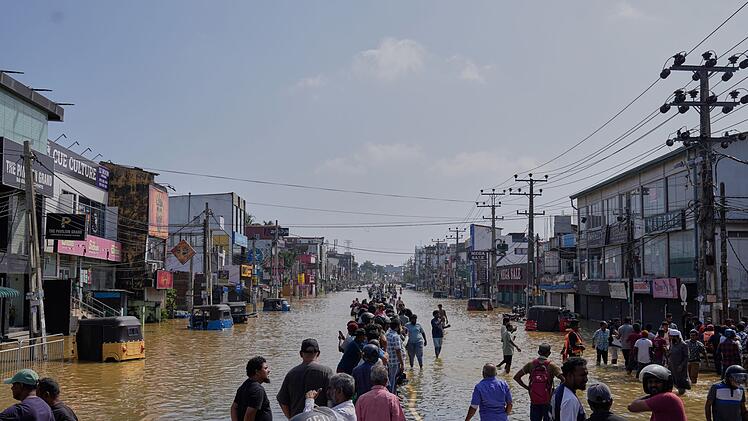 Überschwemmungen in Sri Lanka