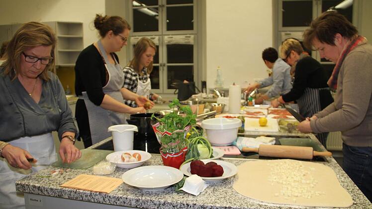 Unter dem Motto "Fränkische Toskana" geht es darum, heimische Zutaten mediterran zuzubereiten. Foto: Gerda Völk