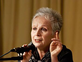 Marta Kijowska bei ihrer Lesung im Casimirianum.Foto: Jochen Berger