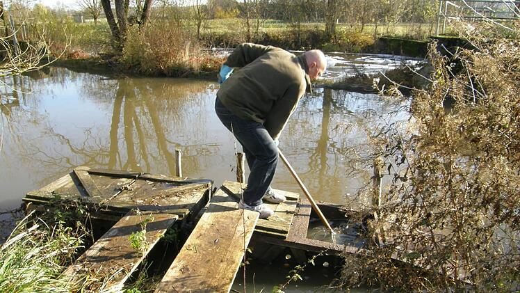 Der Aischgrund und seine typische Weiherlandschaft bieten viele idyllische Anblicke. Foto: Pauline Lindner