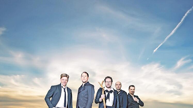 Das Gesangsquintett "Viva Voce" gastiert am 7. Oktober in der Basilika Marienweiher. Foto: privat