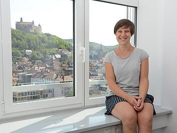 Gut gelaunt und mit großer Begeisterung für ihre neue Aufgabe am Campus: Brit-Maren Schjeide