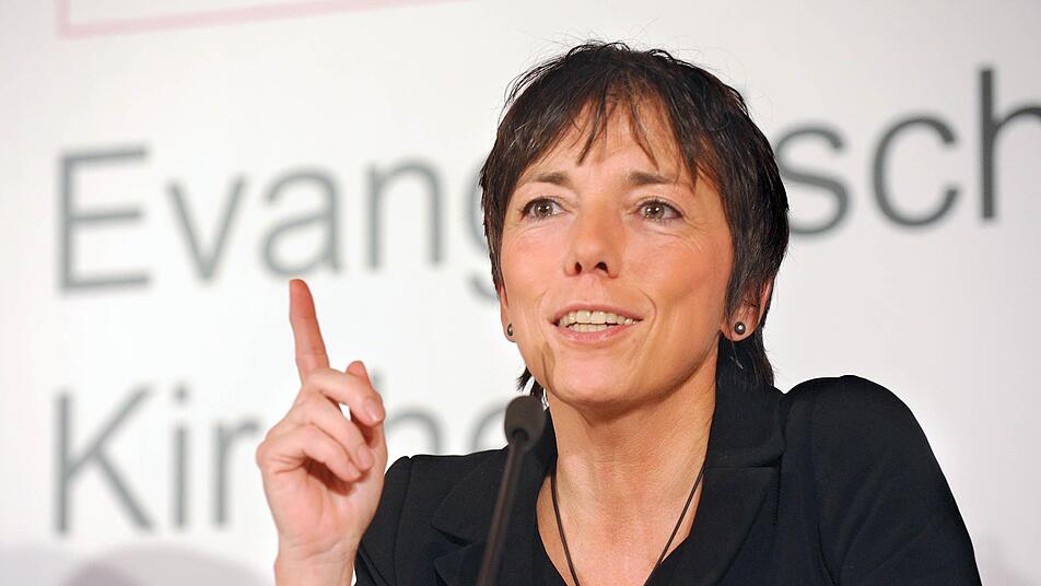 Bischöfin Käßmann, die nicht bei allen beliebt ist