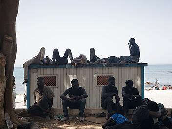 Migranten in Spanien - Ceuta