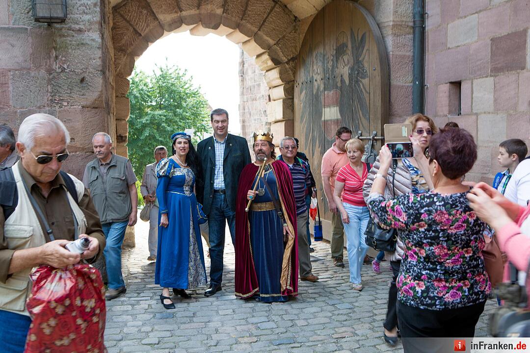 Burgfest auf der Kaiserburg in Nürnberg