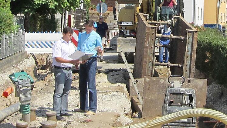 Jetzt hat der erste von drei Bauabschnitten in der Weide begonnen, Kosten: rund 800 000 Euro.