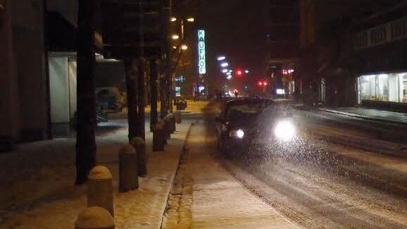 Impressionen aus dem verschneiten Coburg: HindenburgstraßeFoto: Jochen Berger