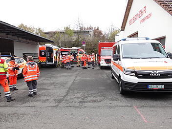 Vermisstensuche im Ha&szlig;furter Stadtteil Prappach am 3.12.2022