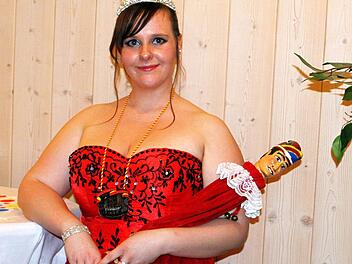 Valerie Brust regiert bis zum Aschermittwoch die Bad Brückenauer Narren. Für sie wäre es kein Problem, wenn es keinen Prinzen gibt. Foto: Thomas Dill