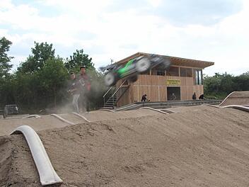 Der neuen Plassenburgring neben der Kläranlage ist im American Style angelegt, die Sprünge sind extrem. Foto: Sonja Adam