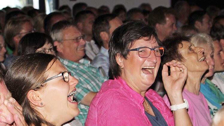 Das Publikum amüsierte sich prächtig. Foto: Evi Seeger