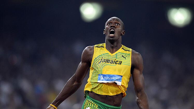 K&ouml;rperlich und emotional in voller Bewegung: Der schnellste Mann der Welt, Usain Bolt. In dieser Kategorie geht es um Tempo und den richtigen Zeitpunkt, das Bild zu schie&szlig;en.   Archivfoto: Franck Robichon/dpa