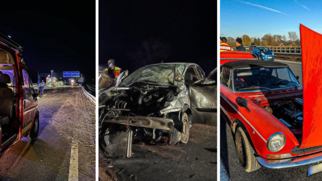 A73 bei Erlangen/Forchheim: Drei Autobahn-Einsätze in 17 Stunden - zahlreiche Unfälle gemeldet