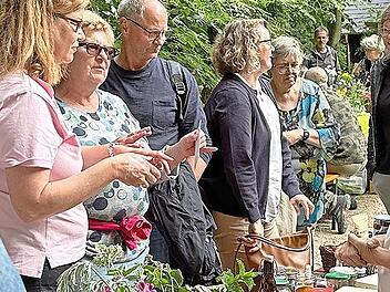 Schauen, schmecken, f&uuml;hlen, riechen, staunen: Der Aromagarten lockt.