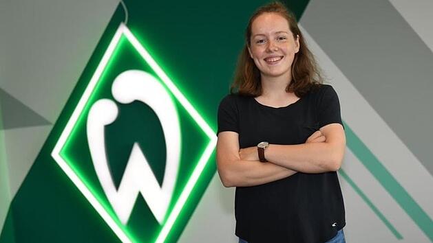 Bremen ist nun der Lebensmittelpunkt von Anna Hausdorff. Beim SV Werder spielt sie in der Bundesliga, und parallel beginnt sie im Oktober ihr Wirtschaftswissenschaftsstudium in der Hansestadt. Foto: Werder Bremen