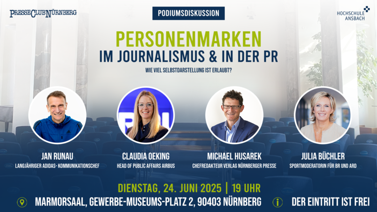 Presseclub, Nürnberg, Event, Diskussion, Gespräch, Diskussionsrunde
