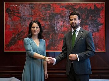 Annalena Baerbock und Jakov Milatovic