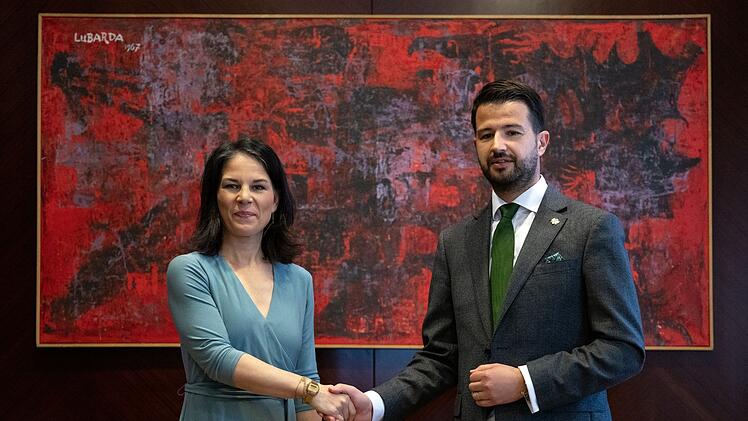 Annalena Baerbock und Jakov Milatovic