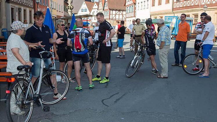 Vor dem Start in Weismain