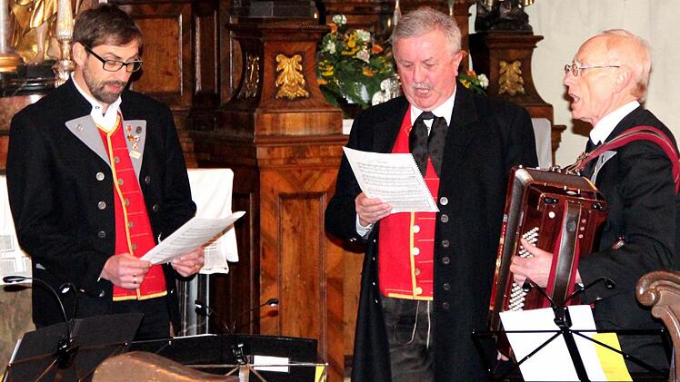 Der Dreigesang der Volksmusik Höchstadt Foto: Johanna Blum