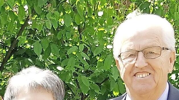 Das Jubelpaar Christa und Werner Tr&ouml;ppner aus Lisberg Foto: privat