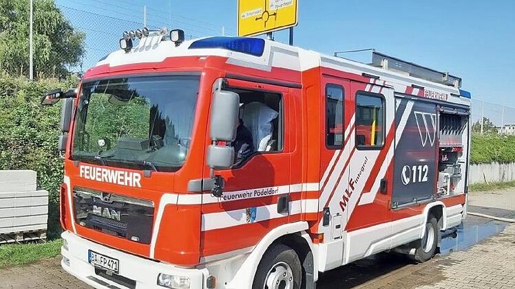 Das neue Löschfahrzeug  Foto: pr