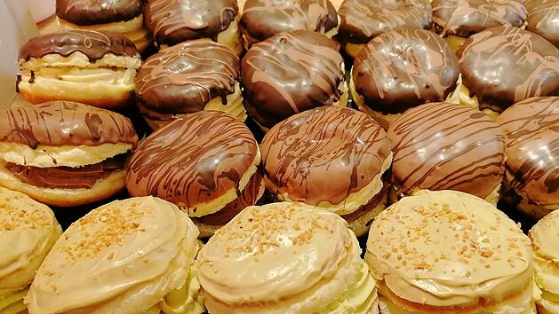Beste Krapfen in Franken:  B&auml;ckerei L&ouml;ffler in Tettau