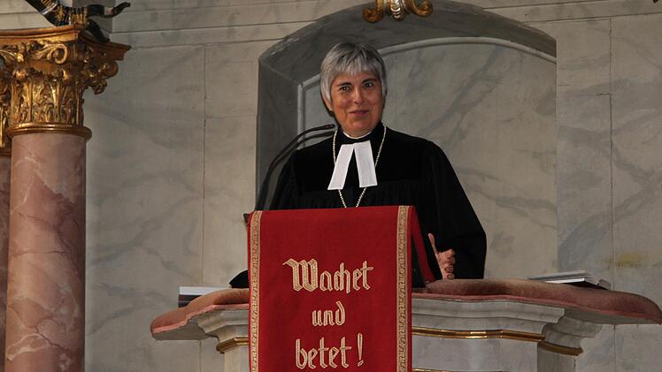 Regionalbischöfin Dorothea Greiner hielt die Festpredigt.