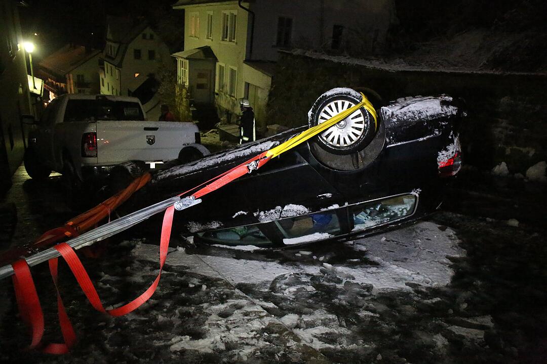 Glätteunfall in Bad Berneck